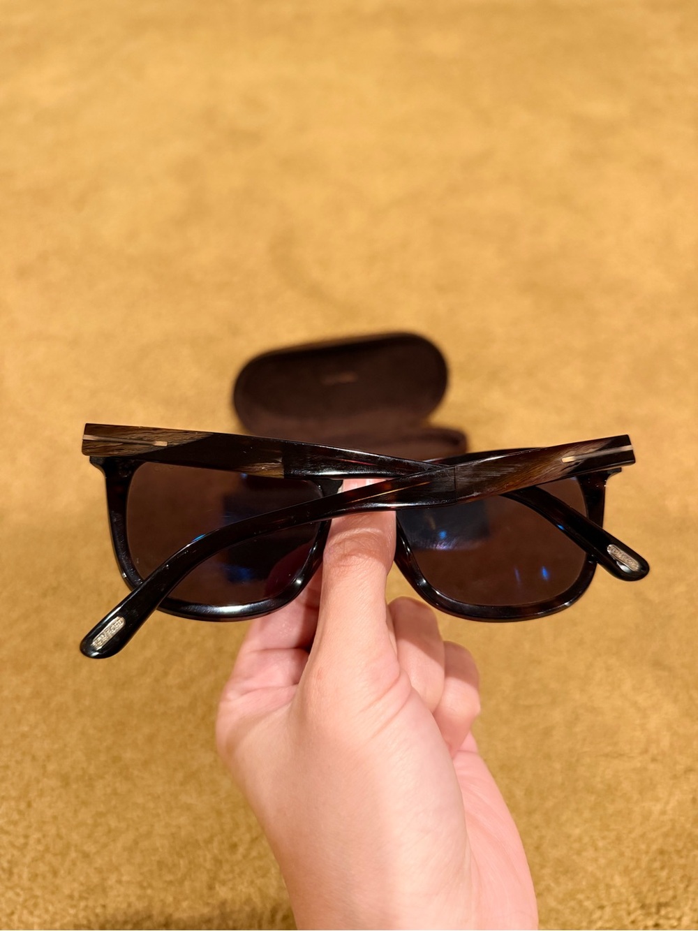 Authentic Tom Ford Andrew TF 500-F 52N 54-18 145 Tortoise Shell Sunglasses - Picture 5 of 11